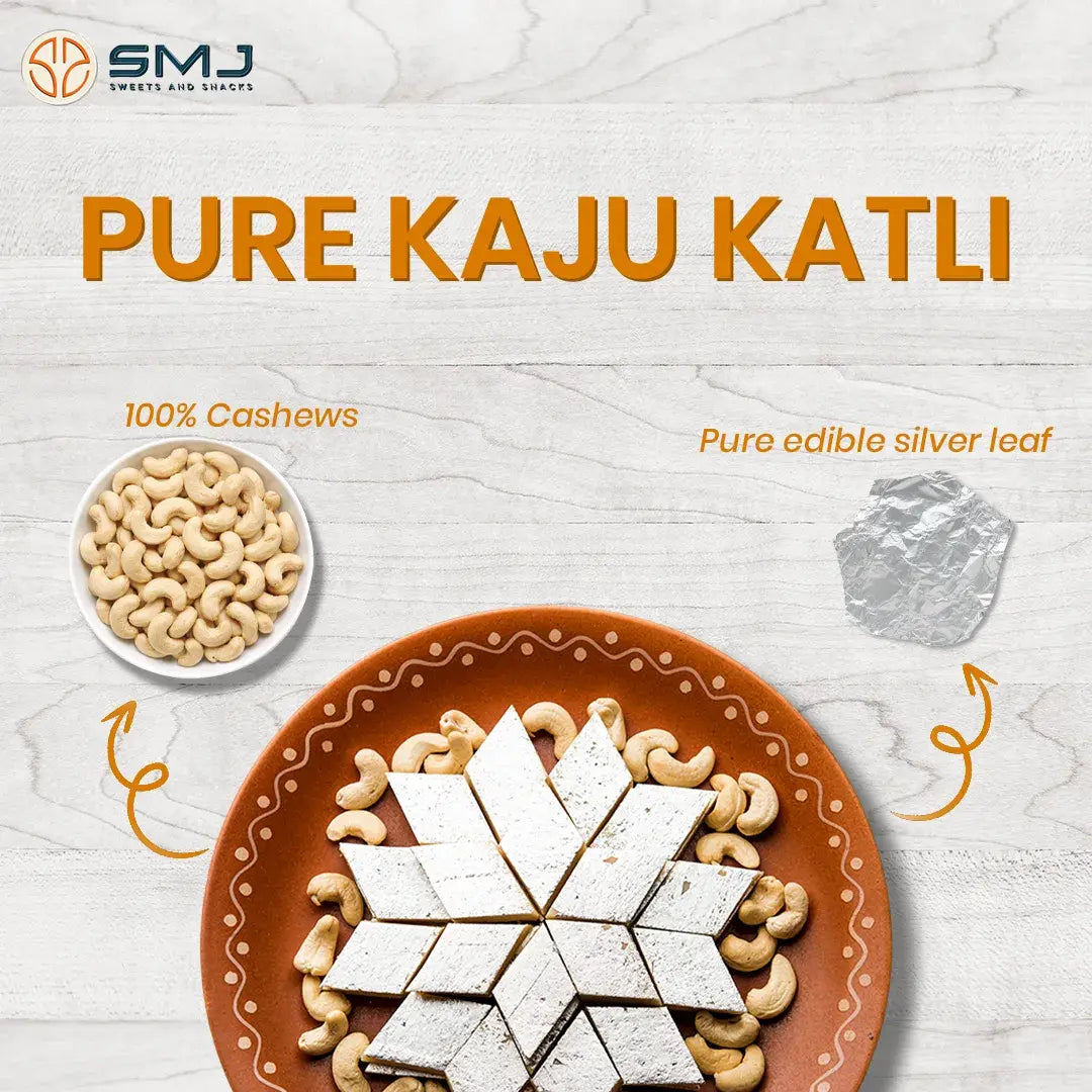 Pure Kaju Katli | 100% Cashew Delight